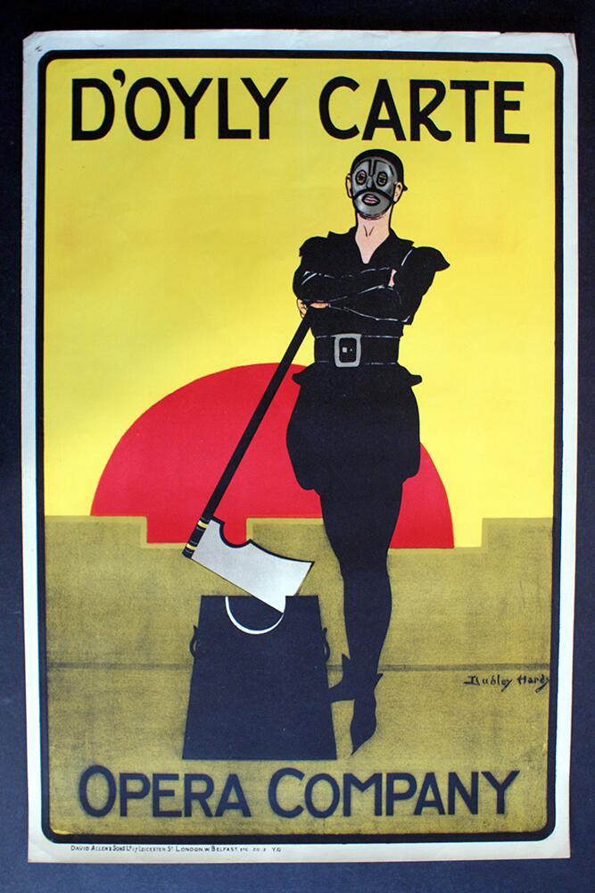 D'Oyly Carte Opera Company Poster #1 art by Dudley Hardy