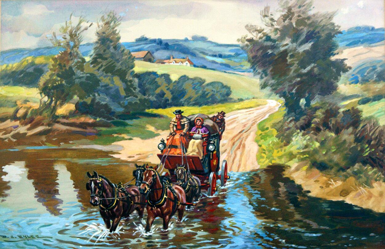 The Mail Coach art by Derek Eyles