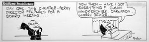 Bristow daily strip: Worry Beads art by Frank Dickens