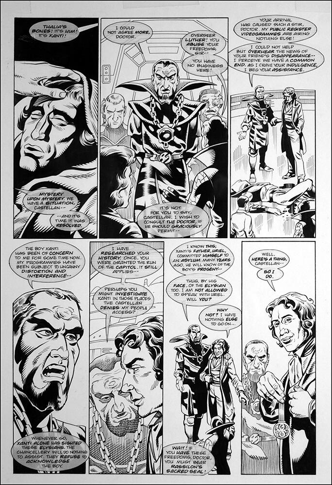 Doctor Who - Final Chapter - Castellan art by Martin Geraghty and Robin Smith