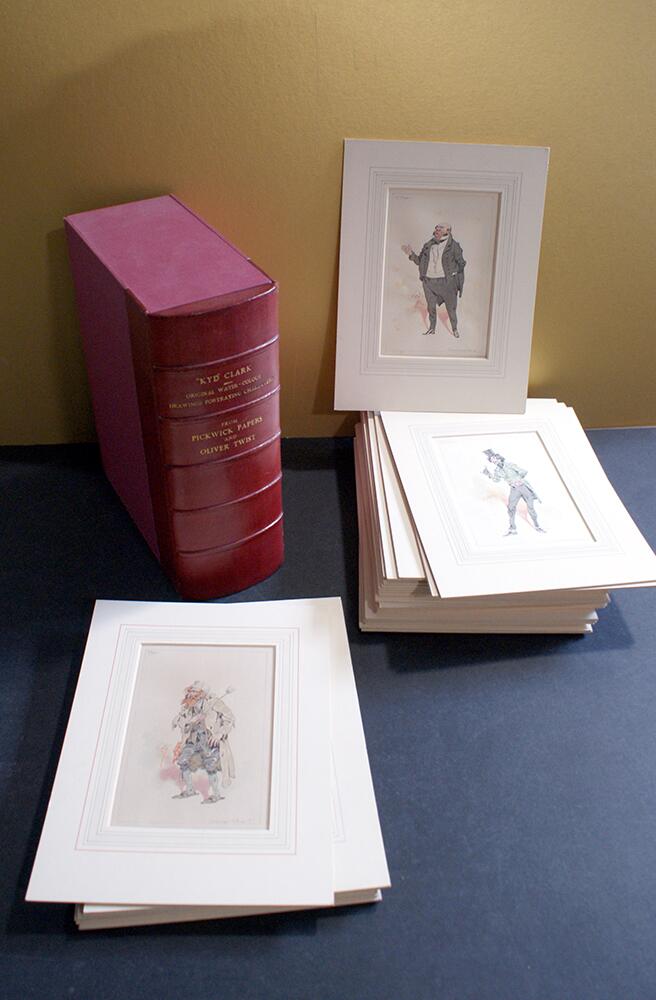 'Oliver Twist' Characters: Watercolours by 'Kyd' Clark art by Joseph Clayton Clark (Kyd)
