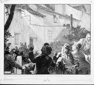 What Light Through Yonder Window art by Robert Wilson Matthews