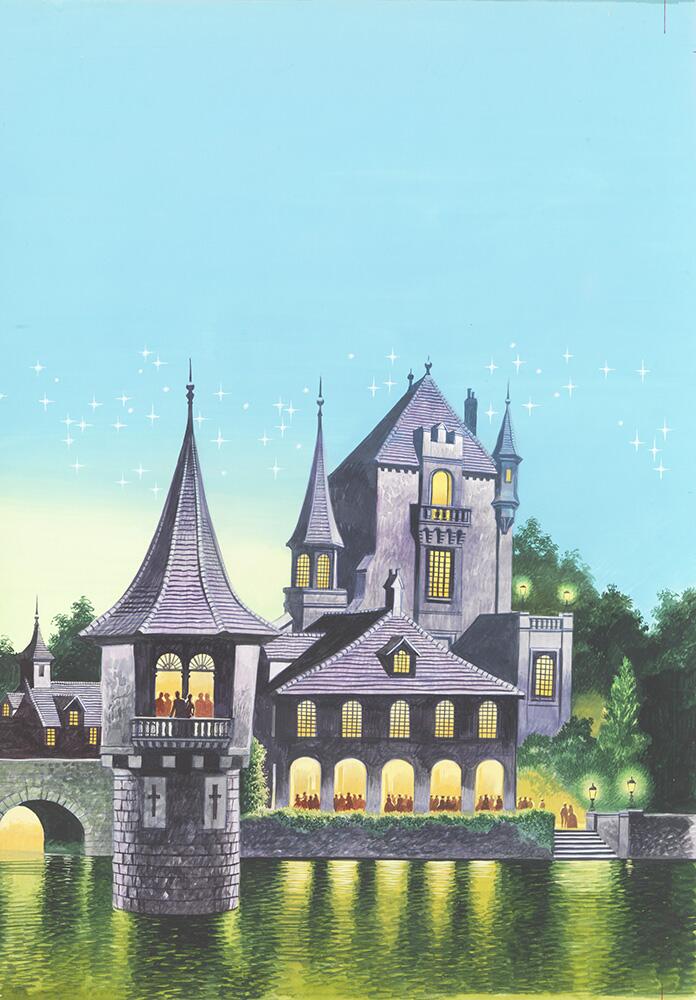 The Happy Prince: Castle Ball art by Ron Embleton