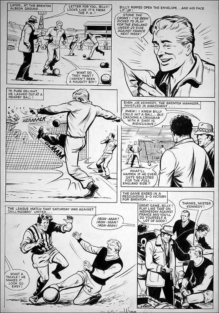 Iron-Man Martin - Crossbar art by David Sque