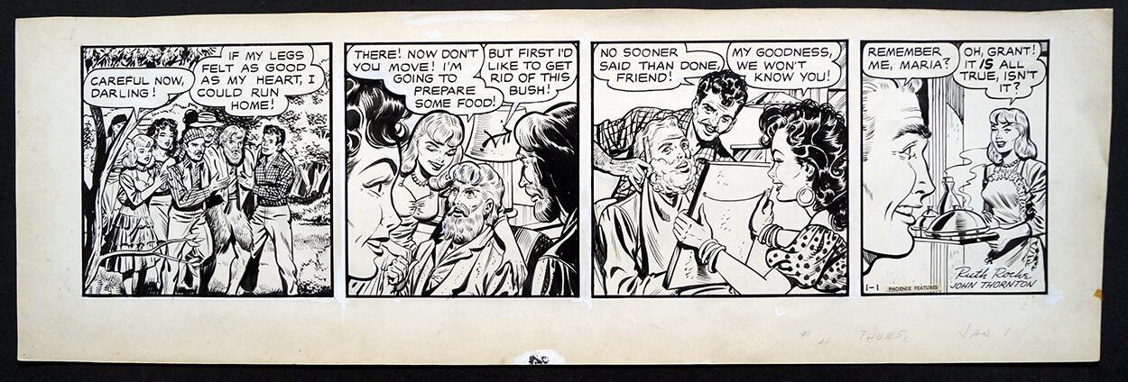 Flamingo Daily Strip #4 art by John Thornton