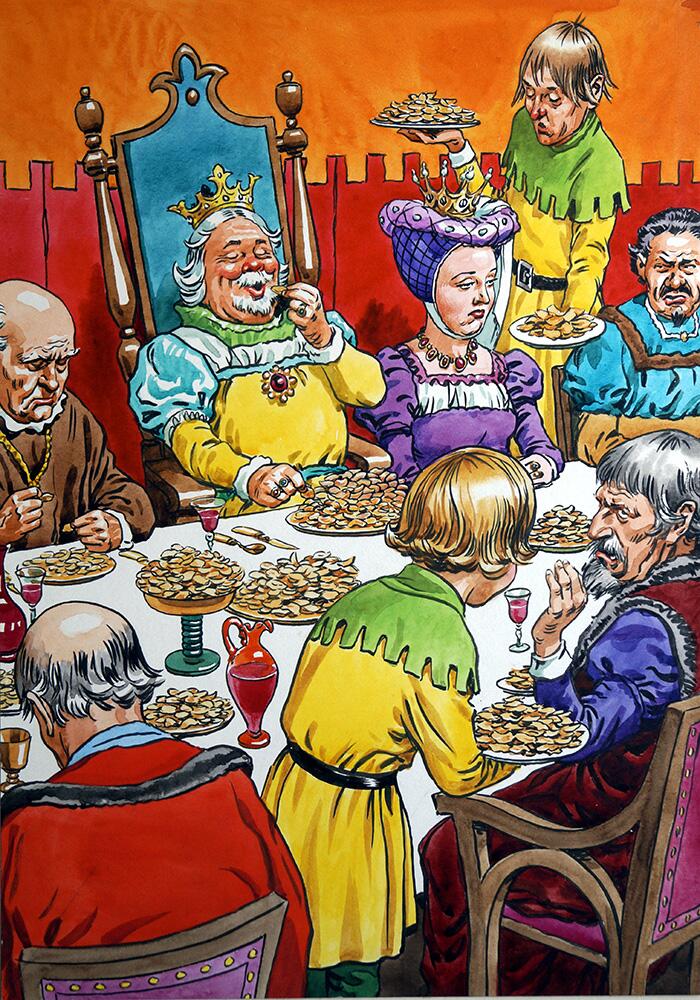 At Least the King is Happy art by Jesus Blasco