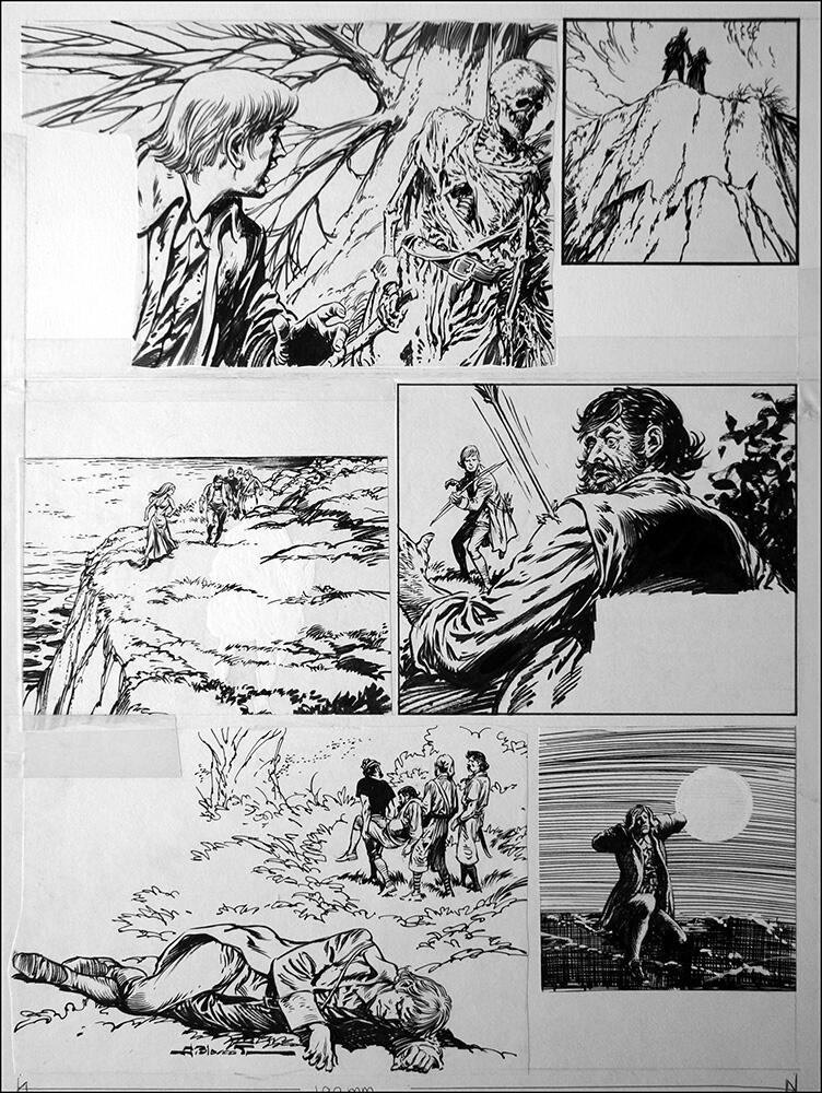 Second page of episode art by Jesus Blasco