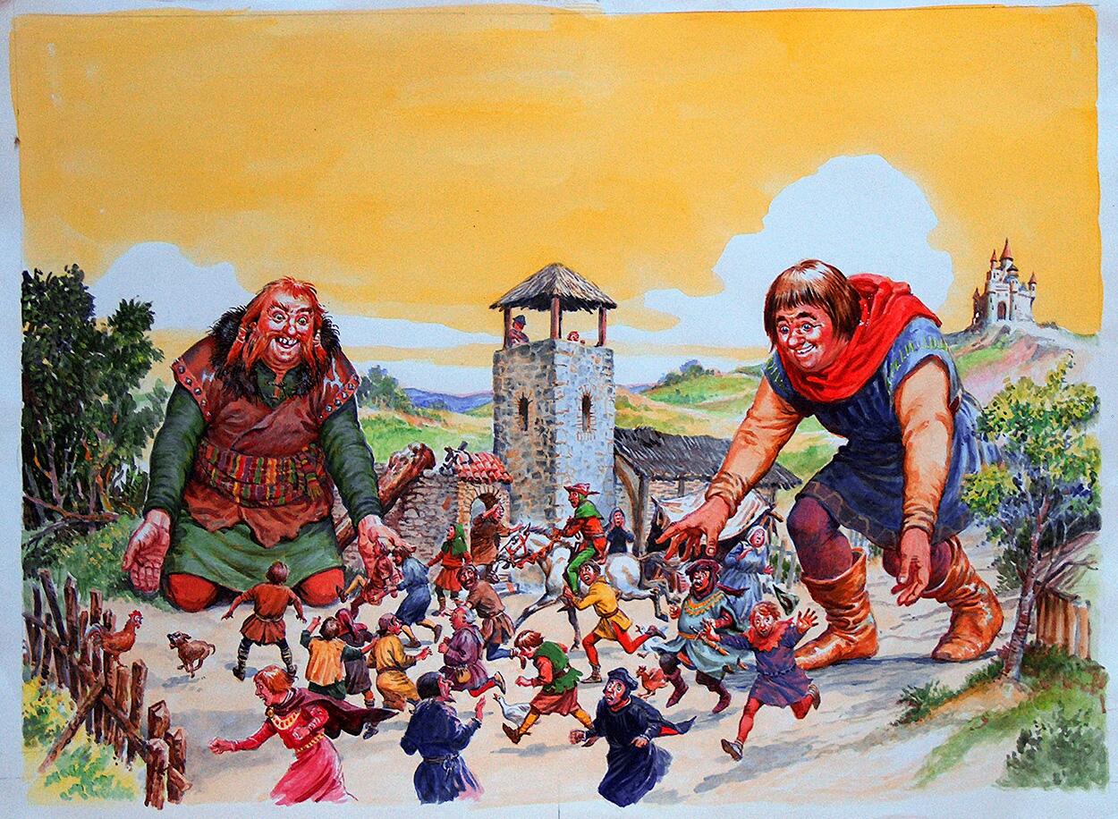 The Giants art by Geoff Campion