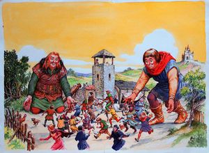 The Giants art by Geoff Campion