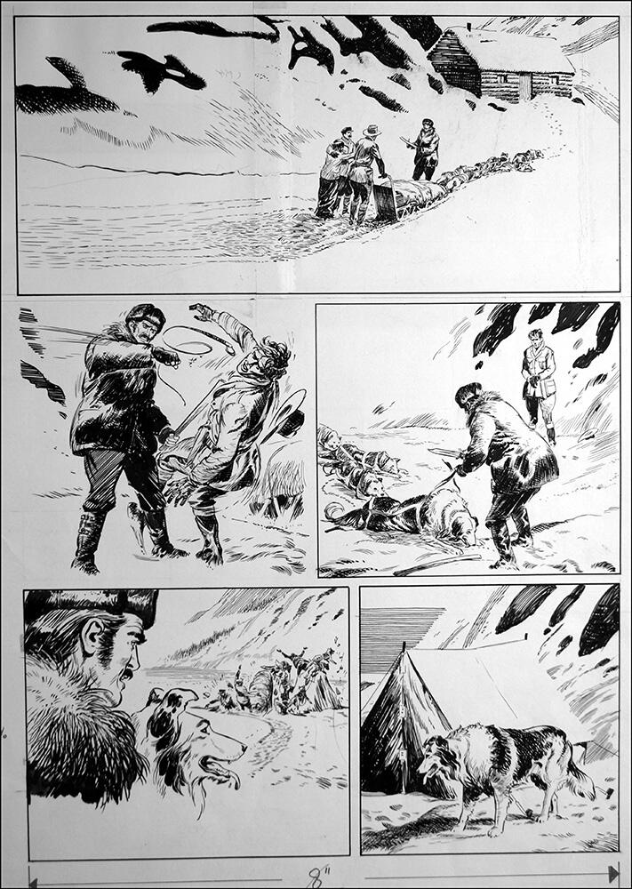 Call of the Wild - Exhaustion and Ice Melt art by Bill Baker
