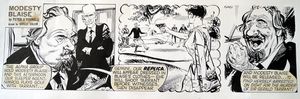 Modesty Blaise daily strip 6461 art by Neville Colvin
