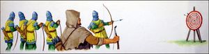 Robin Hood - Target Practice art by Severino Baraldi