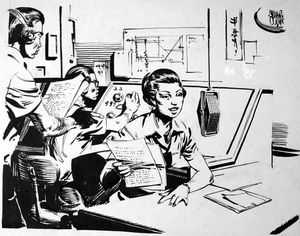 Tokyo Rose art by Neville Colvin