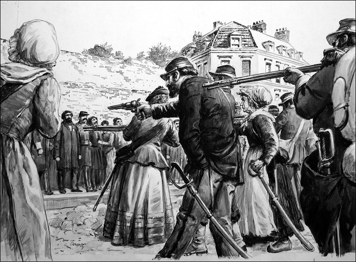 Before The Firing Squad art by Cecil Doughty