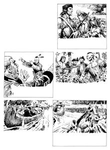 The Last of the Mohicans 14 art by Cecil Doughty