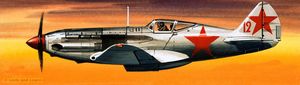 Mikoyan-Gurevich Mig 3 Fighter art by Wilf Hardy