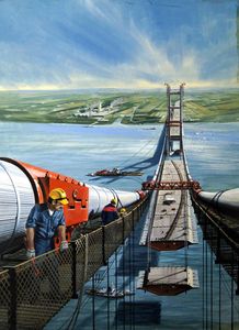 Construction on High art by Wilf Hardy