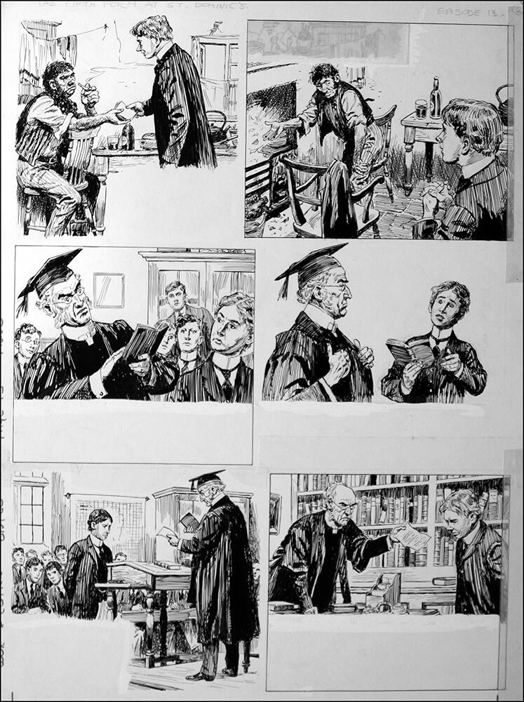 2nd page of episode art by Cecil Doughty