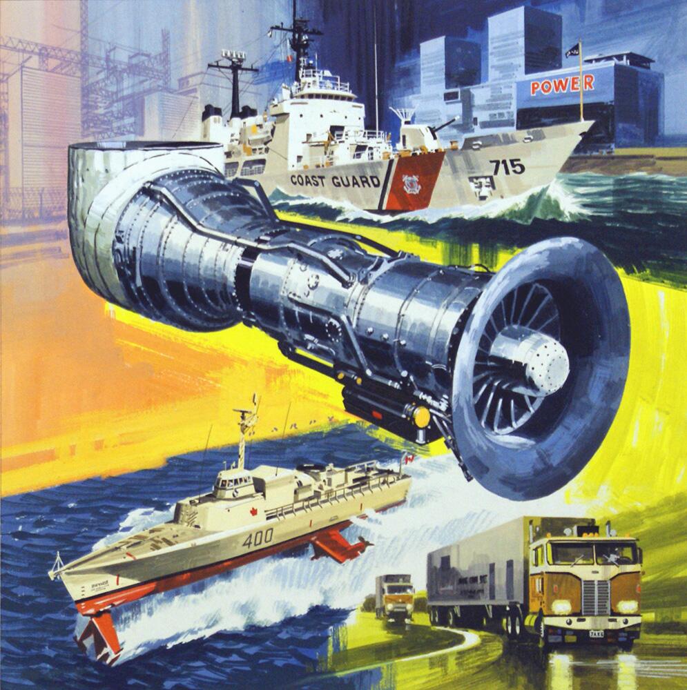 Jet Engines That Do Not Fly art by Wilf Hardy