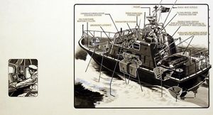 The Lifeboat art by Wilf Hardy
