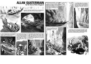 Allan Quatermain Pages 11 and 12 (TWO pages) art by Mike Hubbard