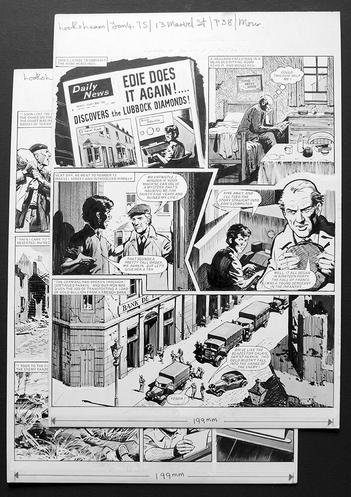Number 13 Marvel Street - Mr Parkin (TWO pages) art by Bill Lacey