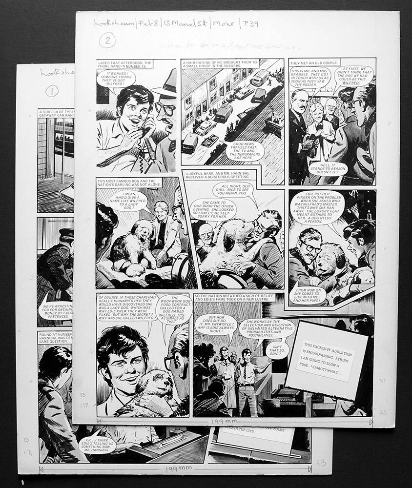 Second page art by Bill Lacey