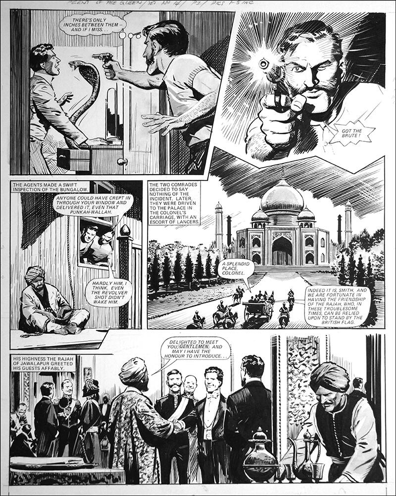 Agent of the Queen - Snake (TWO pages) art by Bill Lacey