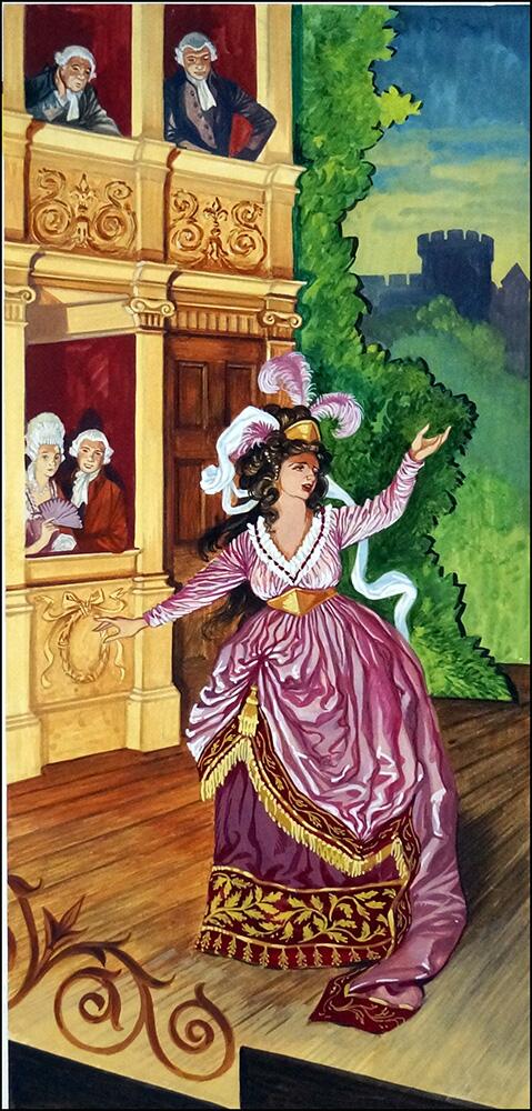 Sarah Siddons The Queen of Tragedy art by Peter Jackson