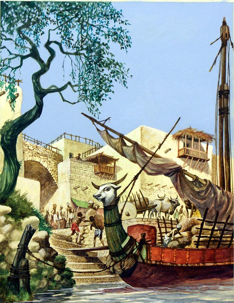 Mohenjo Daro - Mound of the Dead art by Peter Jackson