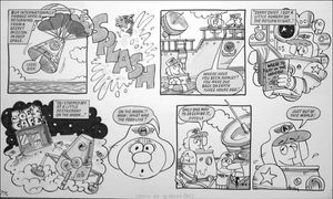 Roger Ramjet: Splashdown art by Andy Lanning