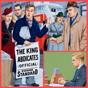 King Edward VIII Abdicates art by John Keay