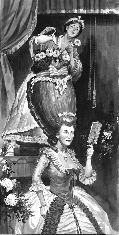 Marie Antoinette art by Barrie Linklater