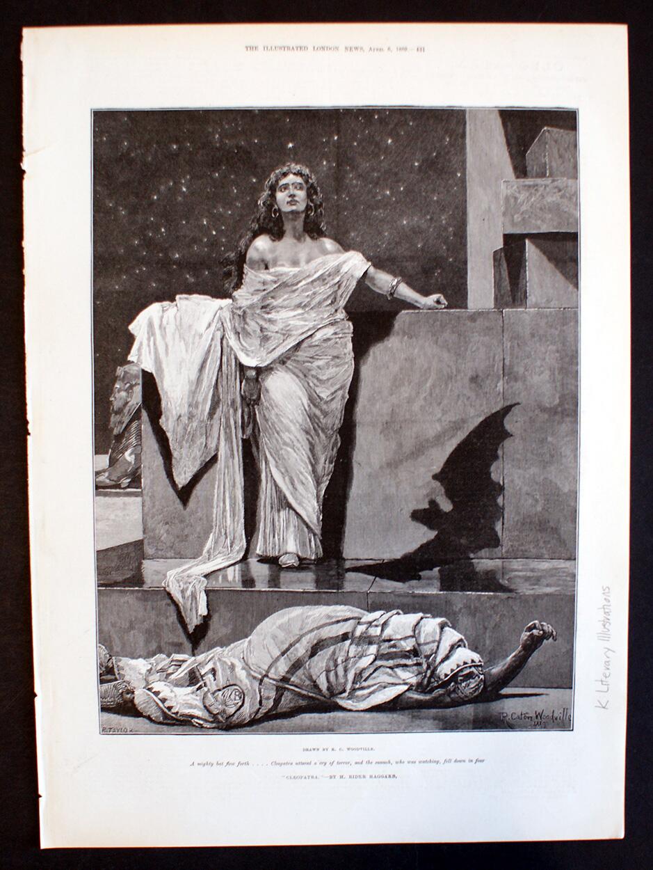 Cleopatra: Cleo and The Eunuch art by Richard Caton Woodville Jr