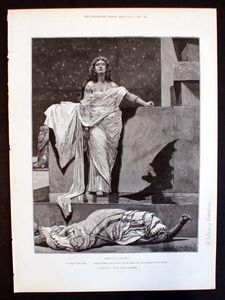 Cleopatra: Cleo and The Eunuch art by Richard Caton Woodville Jr
