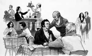 Franz Schubert & Friends art by Ralph Bruce