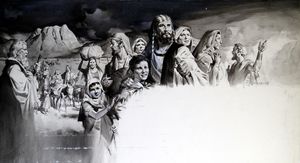 The Dead Sea Scrolls art by James E McConnell