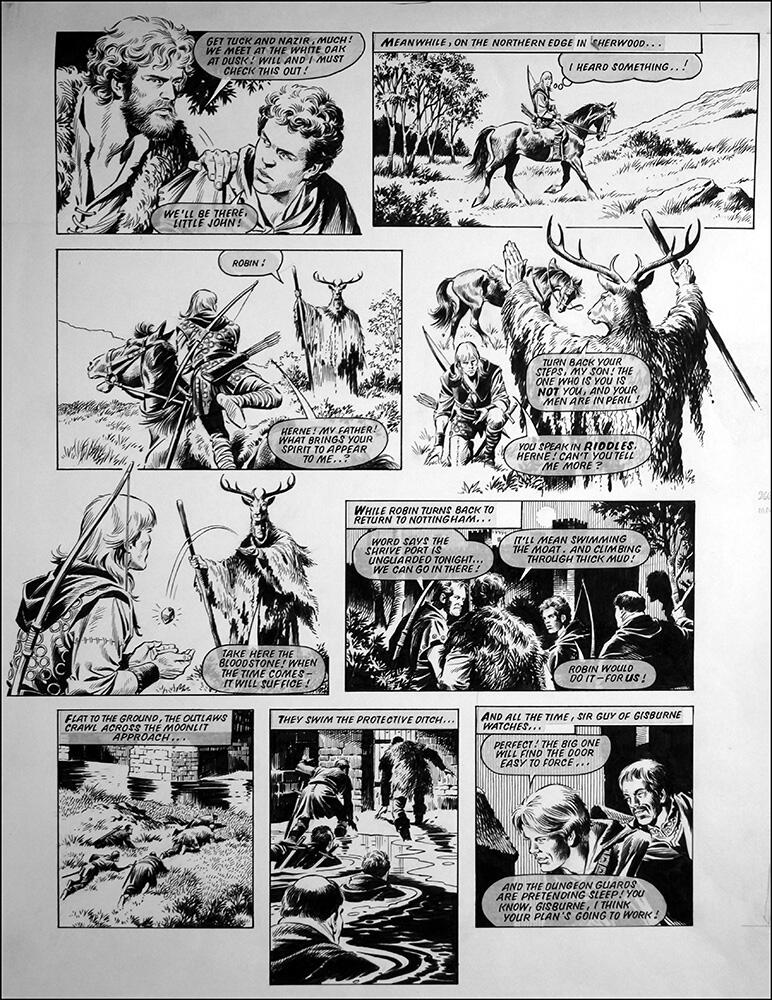 2nd page of episode art by Mike Noble