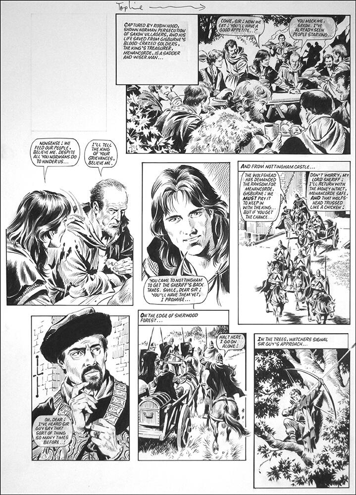 Robin of Sherwood: Tax Collector art by Mike Noble