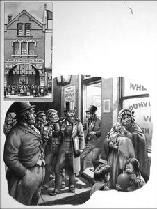 William Booth and Alcoholism art by Patrick Nicolle