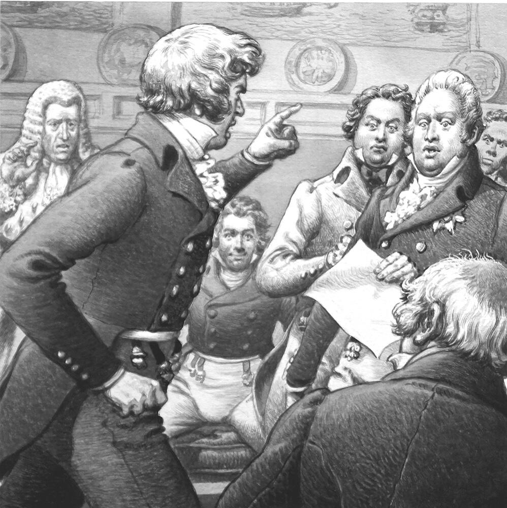 The Duke of Cumberland art by Patrick Nicolle