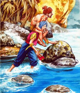 Crossing The River art by Nadir Quinto