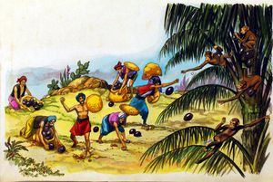 Sinbad & The Monkeys art by Nadir Quinto
