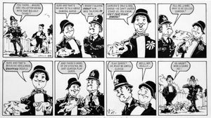 Jimmy Cricket: Police Dog art by Arthur Ranson