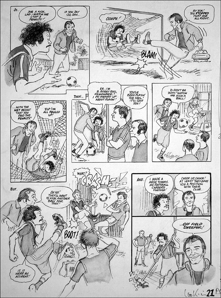 Cannon & Ball: Football Crazy art by Bill Titcombe