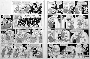 Inspector Gadget: Show Time (TWO pages) art by Bill Titcombe