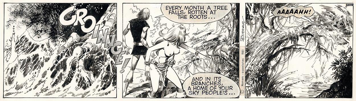 Axa daily strip 1008 - The Eager art by Enric Badia Romero