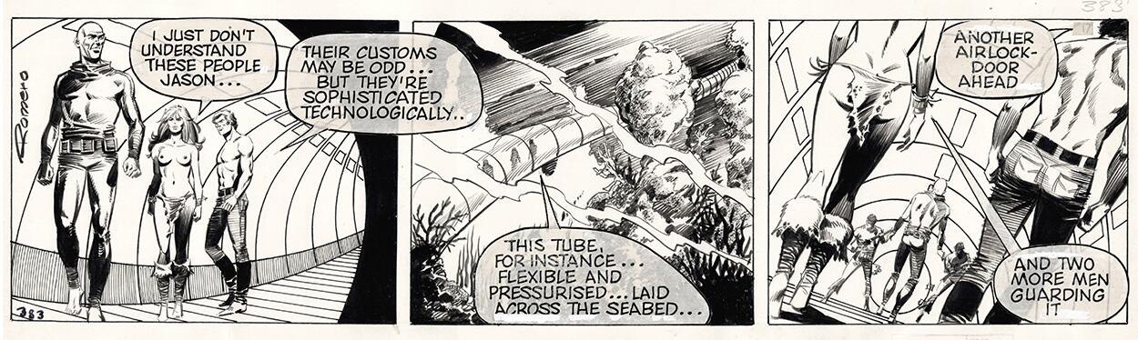 AXA daily strip 383 - The Desired art by Enric Badia Romero