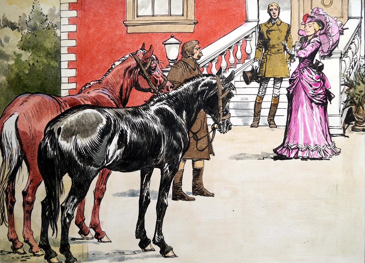 Black Beauty - The Lady Decides art by Carlos Roume