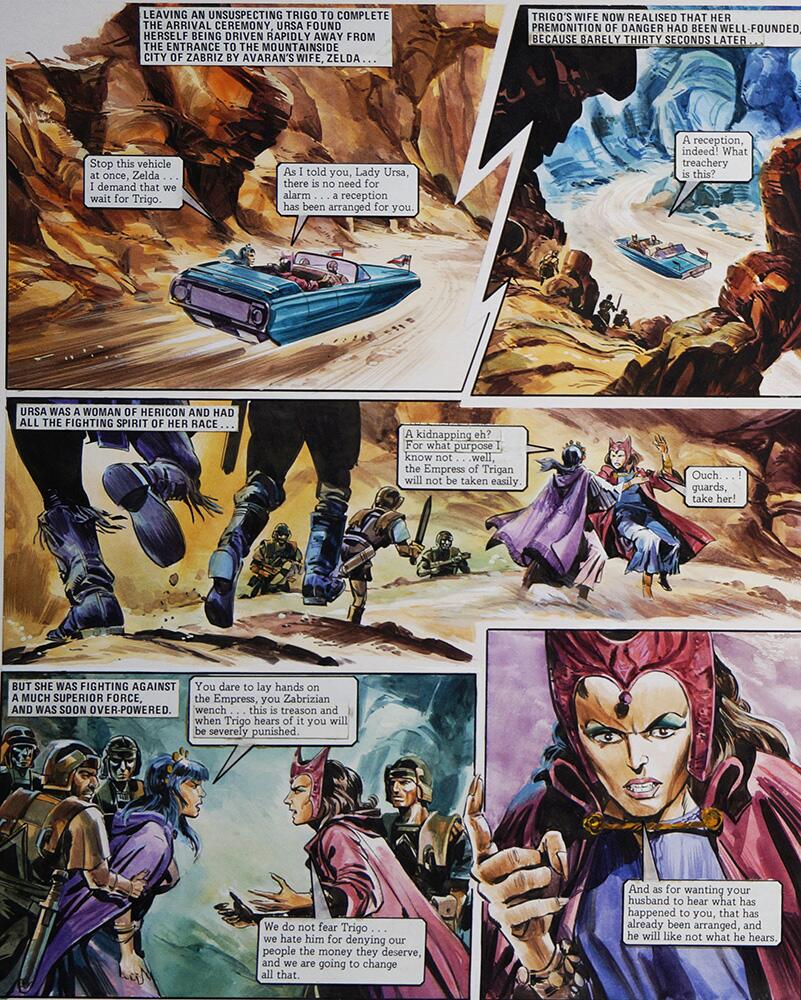 Left Hand Page art by Gerry Wood